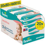 Pampers Sensitive Baby nedves törlőkendő 20x80 db