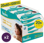 Pampers INGYENES SZÁLLÍTÁS - Pampers Aqua Soft Touch Baby nedves törlőkendő 40x60 db