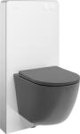 Mexen Lena set wc suprapus Tex Air G cu rezervor pneumatic, vas WC și capac cu închidere lentă, gri închis mat (615030224071A-20)
