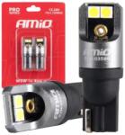 AMiO LED izzók FULL CANBUS PRO T10 W5W 4x3030 SMD fehér 12V 24V