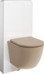 Mexen Lena set WC de suprafață cu cadru pneumatic Tex Air G cu vas WC și capac cu închidere lentă, cappuccino mat (615030224064A-20)