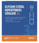  Elysium Steril 3%-os Hipertóniás Sóoldat Natrium-klorid (20 X 5 Ml/doboz - doktorpatika