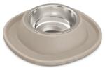 ZooBeeDoo etetőtál Soft Touch Inox bézs 0.6 l