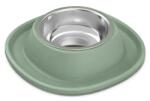 ZooBeeDoo etetőtál Soft Touch Inox zöld 0.6 l