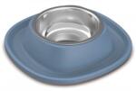 ZooBeeDoo etetőtál Soft Touch Inox szürke 0.6 l