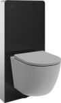 Mexen Lena set WC montaj pe perete cu cadru pneumatic Tex Air G cu vas WC și capac cu închidere lentă, gri deschis mat (615030224061A-70)