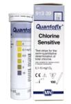 Macherey-nagel QUANTOFIX Klór Sensitive tesztcsík - pontos klórmérés 0, 1-10 mg/l tartományban (MN91339)