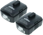VHBW 2 db Li-ion akkumulátor Ryobi BPL-1220 / CB120L helyett - 1500 mAh, 12 V (889009114)