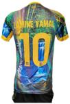 Barcelona Focimez nadrággal Replika Barcelona Lamine Yamal zöld-sárga mintás 164