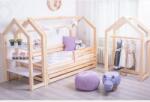  Házikó ágy prémium fiókkal ágy méret: 90 x 200 cm, fiók, lábak: lábakkal, fiók nélkül, Leesésgátlók: Egyik sem