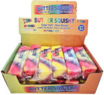  Butter squishy, illatos vaj antistressz játék, 13, 5x4x3, 5cm, mintás, szivárványos minta (KPD-BUTTER-6) - mesescuccok