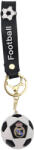  Focis kulcstartó pánttal, kb. 3, 5 cm-es focilabda, fehér (KDS-019004) - officetrade