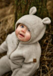 Mikk-line Overall lână merinos fleece Mikk-line - Teddy Melange OffWhite