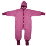 Cosilana Overall lână merinos fleece si bumbac, Cosilana - Wine Red - scutecila - 236,00 RON