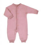 JOHA Overall lână merinos fleece Joha - Basic Dusty Rose