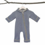 Stapf Overall lână merinos fiartă cu mănuși și botoșei, Stapf - Smoke Blue - scutecila - 599,00 RON