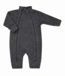 JOHA Overall Joha din lana merinos fleece, cu manusi si botosei - Basic Grey