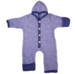 Cosilana Overall lână merinos fleece si bumbac, Cosilana - Marine Melange - scutecila - 243,00 RON