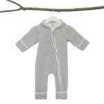 Stapf Overall lână fiartă cu mănuși și botoșei, Stapf - Grey/Natur, marimea 86