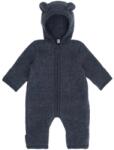 HUTTEliHUT Overall cu urechi lână merinos fleece Huttelihut - Ombre Blue