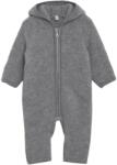 HUTTEliHUT Overall cu urechi Teddy lână merinos fleece Huttelihut - Grey