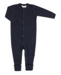 JOHA Overall/Pijama lână merinos cu/fara sosete Joha - Basic Navy