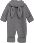 HUTTEliHUT Overall cu urechi Bunny lână merinos fleece Huttelihut - Grey