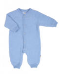 JOHA Overall lână merinos fleece Joha - Basic Blue Allure