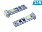 Vision Lighting Izzó Vision W5W (T10) 12V 3x 5050 Smd Led, Canbus, fehér, 2 db
