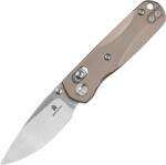 Bestechman - Sprite - M390 Stonewashed+Satin with Bronze Titanium handle BMK21B