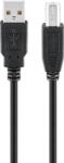 Goobay Cablu USB 2.0 HI-SPEED tata tip A - USB 2.0 tata tip B 1m pentru imprimanta 0.48Gbit s cupru negru 96185 Goobay (96185)