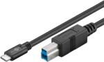 Goobay Cablu USB 3.0 type C tata la USB B 3.0 1m 5Gbit s negru 67986 Goobay (67986)