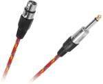 Cabletech Cablu microfon XLR mama la 6.3 tata 5m Cabletech (KPO2757-5) - balutatech