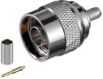 Goobay Mufa N tata sertizare cablu 5.2 mm pentru RG58 Goobay 11361 (11361)