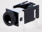 Cliff Conector Jack 3.5 mm CLIFF FC68125 soclu mama stereo 4 contacte THT pe placa (FC68125) - balutatech