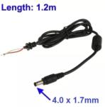 Cablu de alimentare 1.5m 90W mufa 4.0x1.7mm (18186)