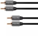 Krüger&Matz Cablu audio 2x RCA - 2x RCA 3m Profesional KrugerMatz (KM0306)