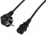 Well Cablu de alimentare calculator 5m Schuko 90 grade tata - CCE mama PC Well (CABLE-703-5.0-WL)