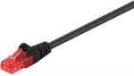 Goobay Cablu UTP CAT6 mufat 2m patch cord negru GOOBAY (68680) - balutatech
