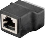 Goobay Adaptor bloc terminal cu 8 pini clema la RJ45 mama 8P8C Goobay 76737 (76737) - balutatech