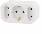 EMOS Priza Schuko la 1x schuko +2x Euro mama 2500W 250V 10A Emos (15706)