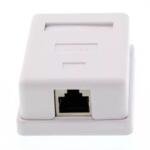 Well Priza simpla FTP cat5 RJ45 ecranat pe tencuiala Well (LANBOX-SM-F5-WL) - balutatech