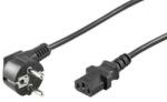 Well Cablu de alimentare calculator PC Schuko 90 grade tata - CCE mama 1.5m WELL (17140)
