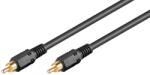 Goobay Cablu audio-video RCA-RCA 2m contacte aurite RG59 Goobay (17219)