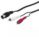 Goobay Cablu DIN 5 pini la 2x RCA 1.5m Goobay (50014) - balutatech