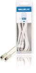 Valueline Cablu antena F tata - F tata 2m alb VALUELINE (17465)