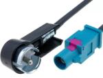 4CarMedia Adaptor antena radio auto FAKRA tata la ISO DIN tata 90 grade 4CarMedia ZRS-GOLFV-ISO (ZRS-GOLFV-ISO)