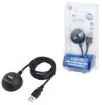 LogiLink Cablu USB 2.0 A soclu mama - USB A mufa tata nichelat1.5m negru LOGILINK (CU0013B)