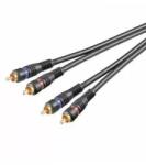 Goobay Cablu 2x RCA 3m OFC dublu ecranat Goobay (16090)