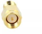 Amphenol Adaptor SMA tata - RP-SMA tata reverse drept 50ohm teflon aurit AMPHENOL 132171RP (132171RP) - balutatech